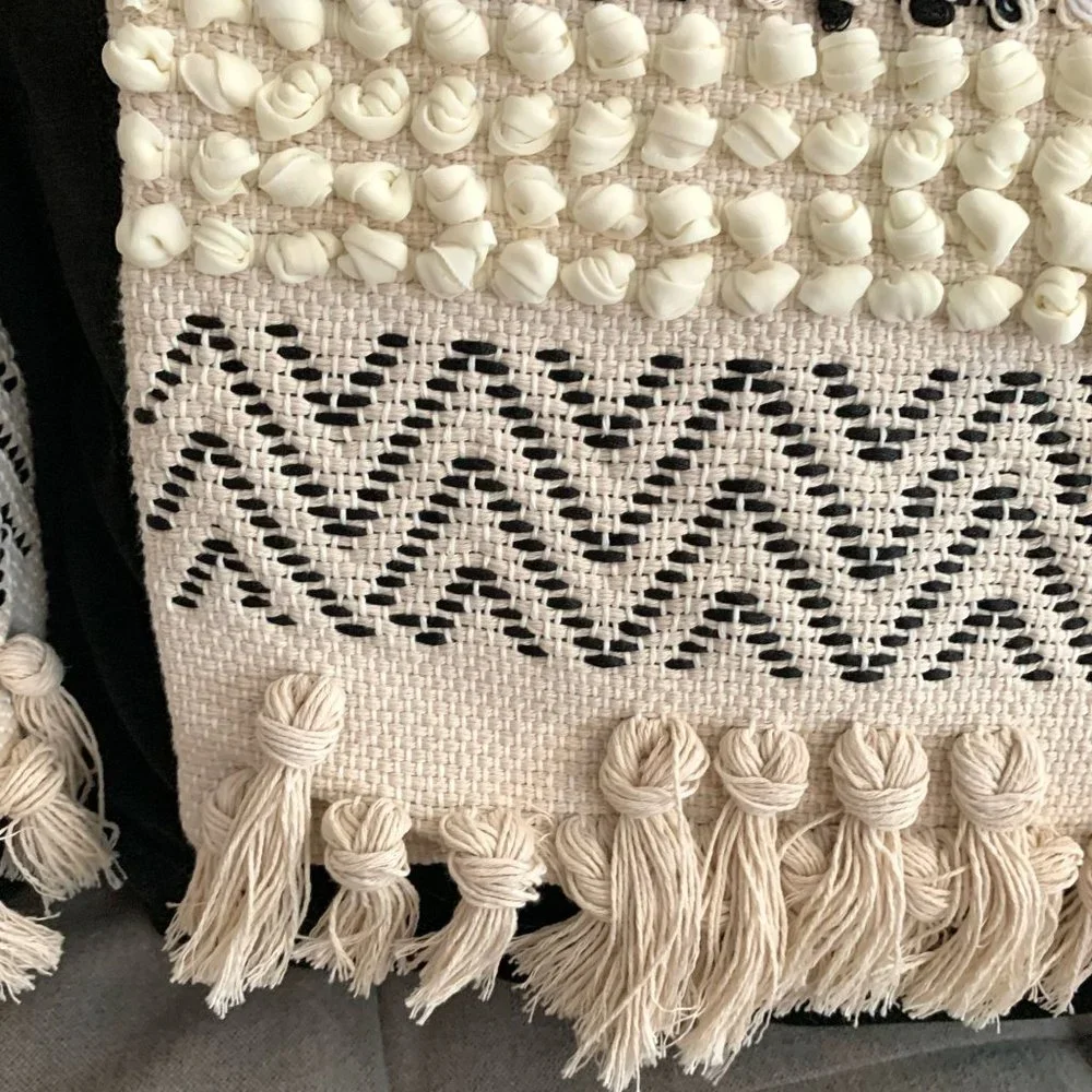 Set of (2) Square Boho‎ Pillow Shams